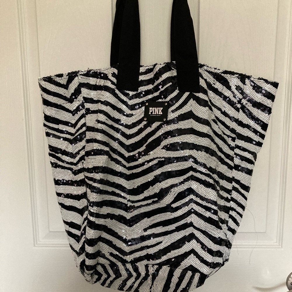 Victoria’s Secret Pink sequin tote new without tags